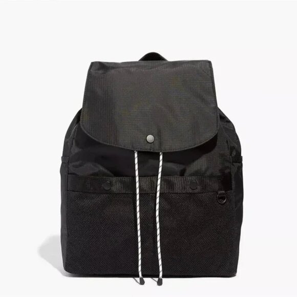 Madewell The MWL (Re)Sourced Ripstop Nylon Backpack Black main image 3